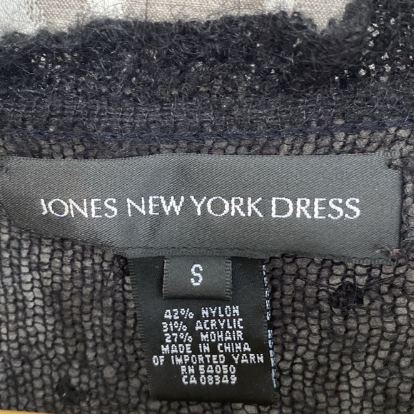Jones New York Dress Lightweight Mohair Cardigan 3/4 Sleeves Sequins Size: Small - Picture 2 of 3